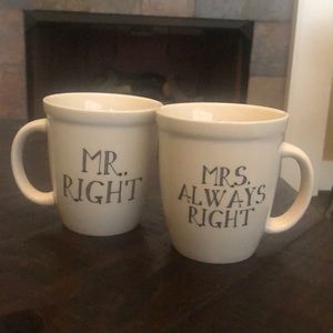 Mr Right & Mrs Always Right Mugs